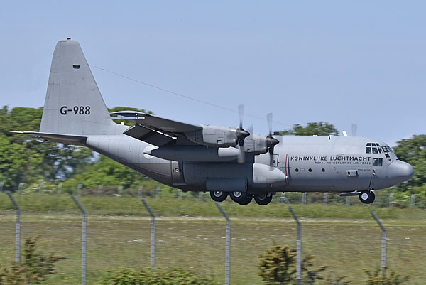 C-130H Hercules G-988 of the of the Royal Netherlands Air Force